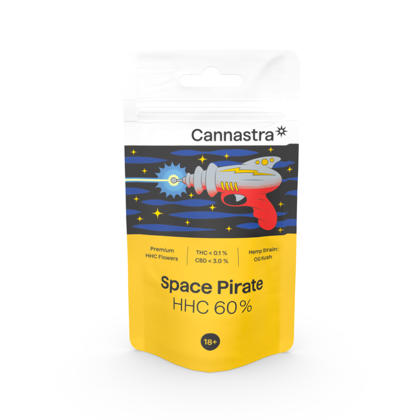 Cannastra HHC blomma Plats Pirat 60%, 1g - 100g