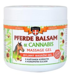 Palacio Gel mát-xa CANNABIS với pferde 500ml