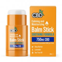CBDfx Beruhigender und Feuchtigkeits-Balsam (Fester), 750 mg CBD, 60 ml