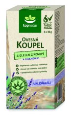 Topnatur Ovesná koupel s olejem z konopí en levandule 6x30g