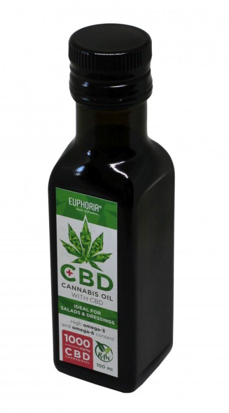 Euphoria Konopný olej 100ml s CBD 100mg