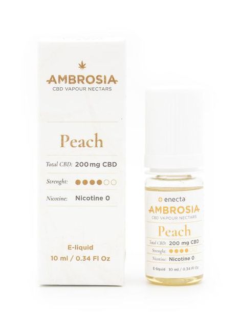 Enecta Ambrosia CBD თხევადი ატამი 2%, 10მლ, 200მგ