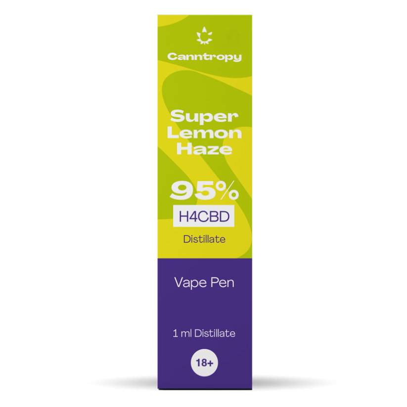 Canntropy H4CBD Vape Pen Super limonina meglica 95%, 1 ml