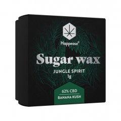 Happease Extrakt Jungle Spirit Sugar Wax, 62% CBD, 1g
