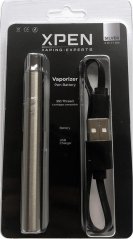 X-Pen Silver Vape pen battery with 510 thread + USB charger