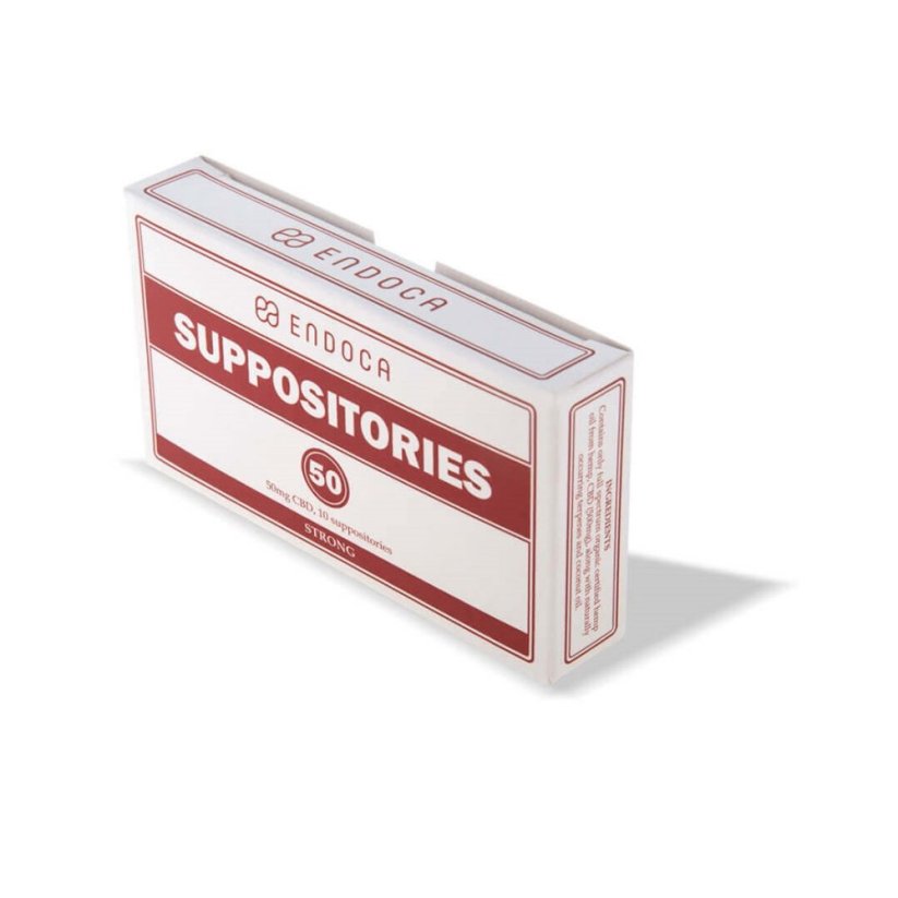 Endoca Supositorios 500 mg CBD, 10 piezas