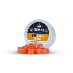 Cannabis Bakehouse Caramelo de cubo de CBD - naranja, 30g, 22pcs X 5mg CDB