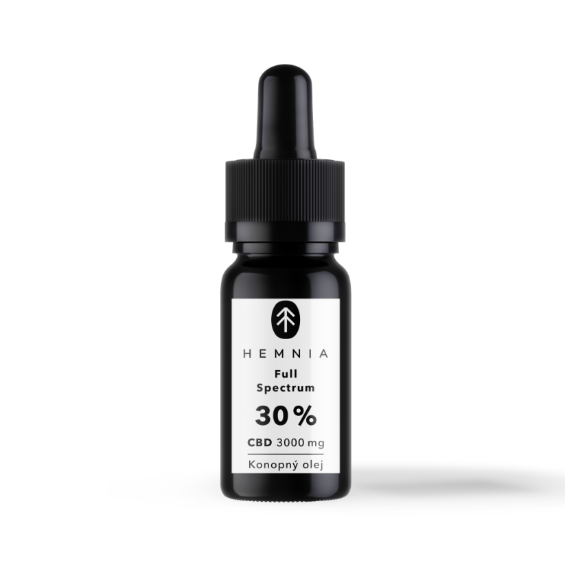 Hemnia Full Spectrum CBD Olejek Konopny 30%, 3000 mg, 10 ml