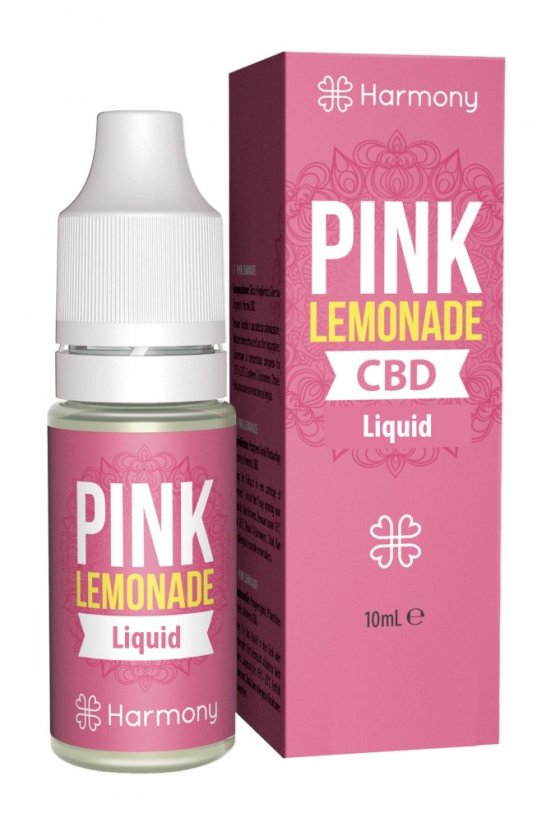 Harmony CBD skystas rožinis limonadas 10 ml, 30-600 mg CBD