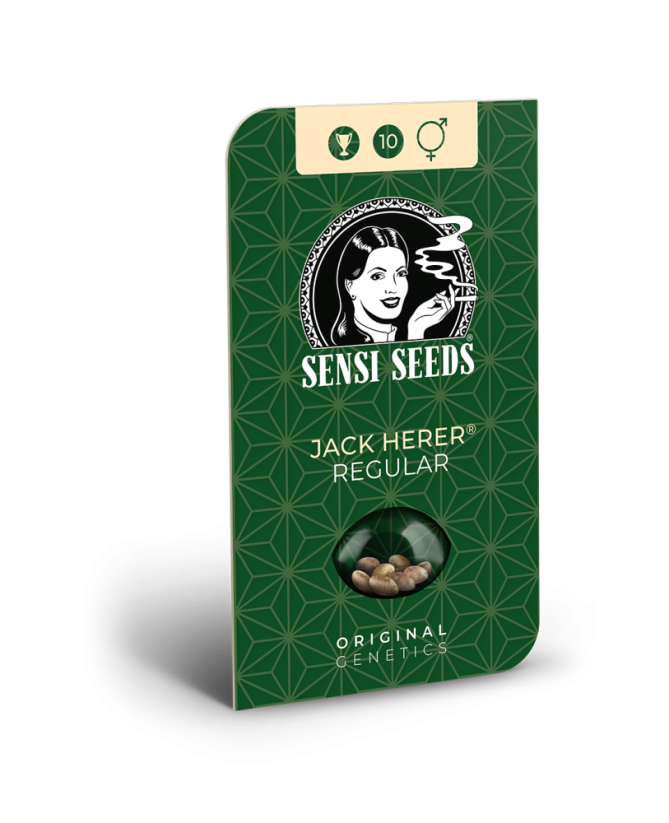 Sensi Seeds კანაფის თესლი Jack Herer® Regular, 10 ც.