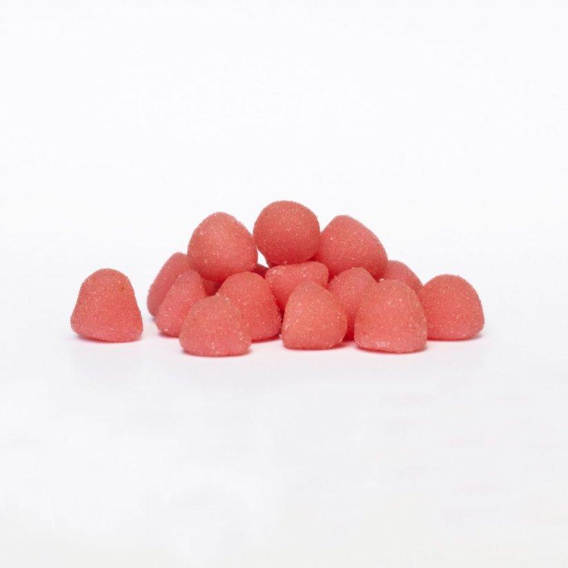 Hemnia CBD guminukai saldainiai, Braškių, 500 mg CBD, 100 vnt x 5 mg
