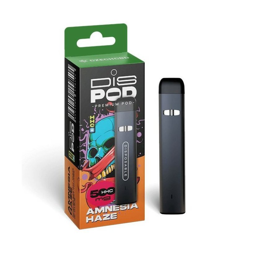 Czech CBD HHC Vape Pen disPOD Amnesi Haze 500 mg, 0,5 ml