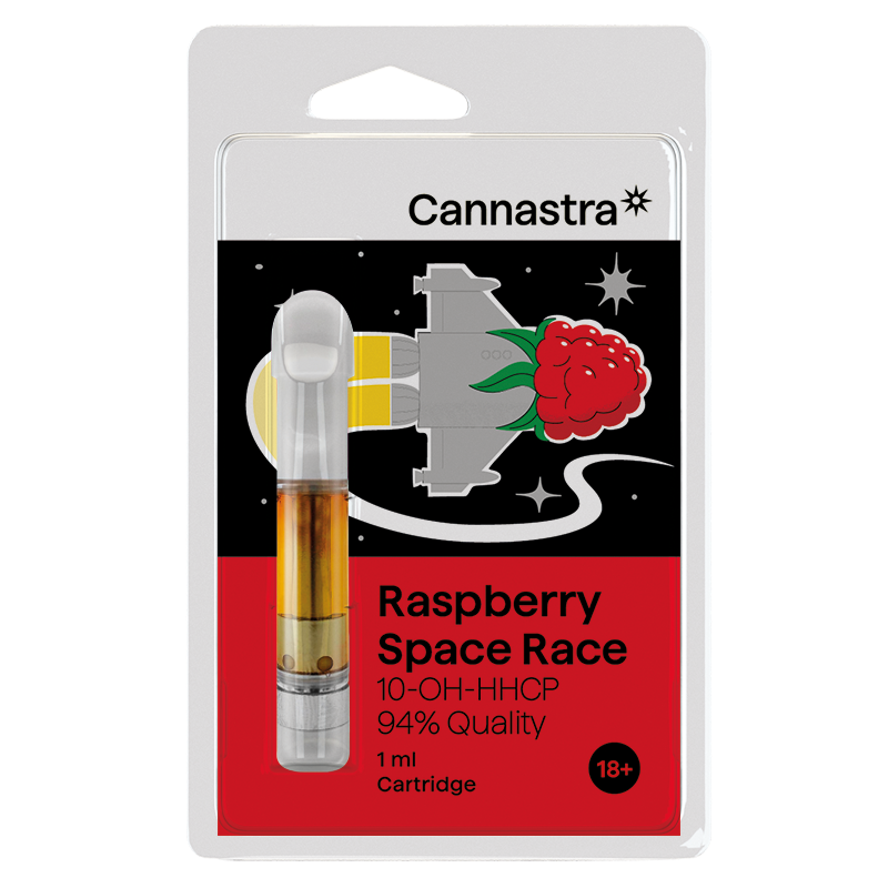 Cannastra Kartusz 10-OH-HHCP Raspberry Space Race, 10-OH-HHCP jakość 94%, 1 ml