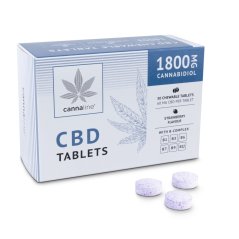 Cannaline ЦБД таблете са Бкомплексом, 1800 мг ЦБД, 30 к 60 мг