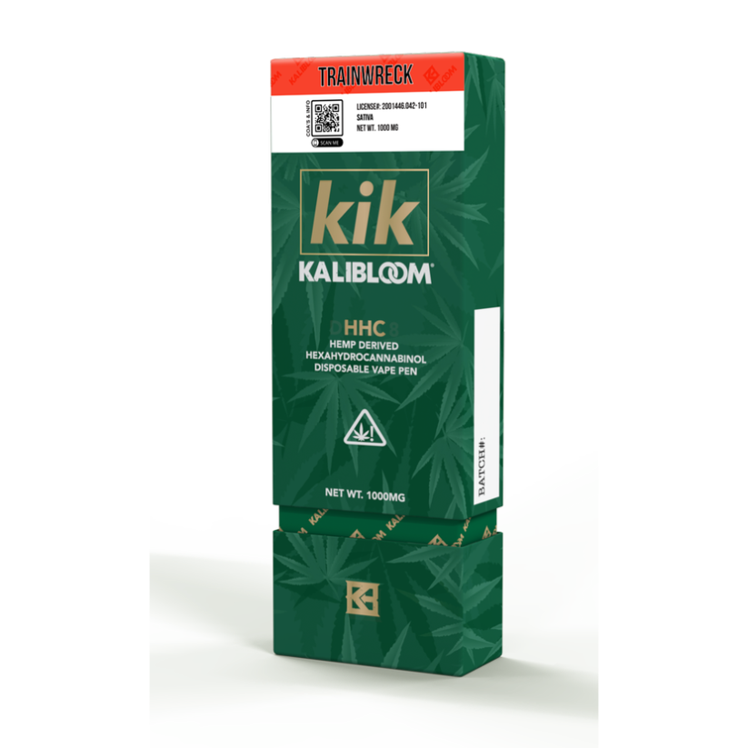 Kalibloom HHC Vape Pen Trainwreck 96 %, 1000 mg HHC, 1 ml