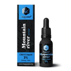 Happease CBD Υγρό Ορεινός ποταμός, 3% CBD, 300mg, 10 ml