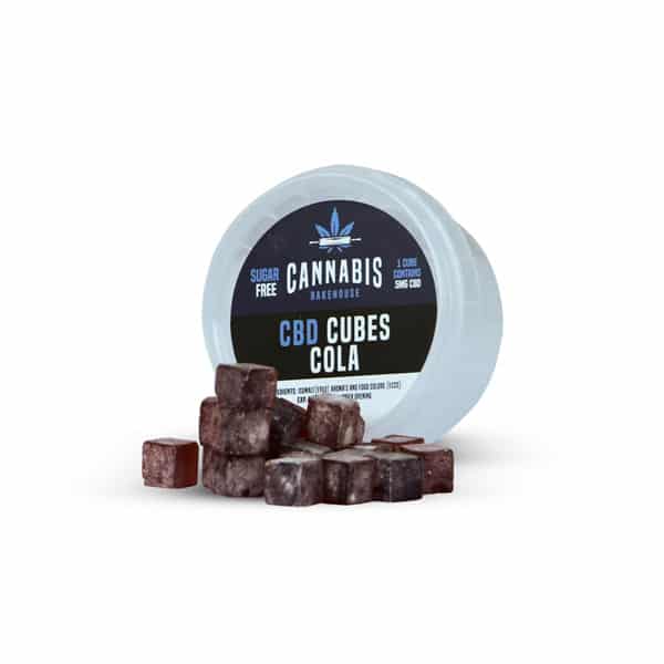 Cannabis Bakehouse CBD kocka bombon - Cola, 30g, 22pcs x 5mg CBD
