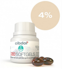 Cibdol CBD Softgels капсули 4%, 60x6,4 мг, 384 мг