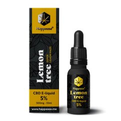 Happease CBD væske Citrontræ, 5% CBD, 500mg, 10 ml