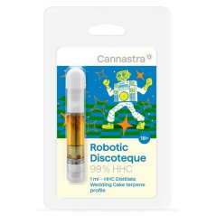 Cannastra HHC kazeta Robotická diskotéka (svadobná torta), 99 %, 1 ml