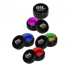 Oil Black Leaf Box with Silicone Inset 10ml
