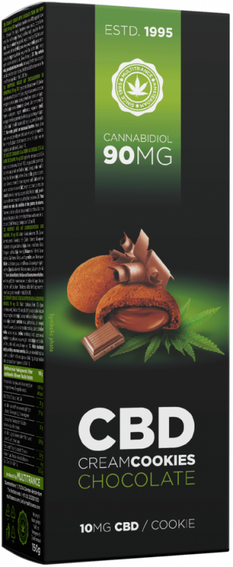 CBD šokolaadikreemiküpsised (90 mg)