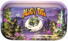 Best Buds Vassoio per rollare Alien OG in metallo lungo, 16x27 cm