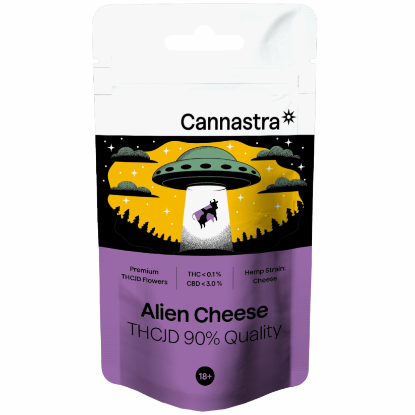 Cannastra Brânză THCJD Flower Alien, THCJD 90% calitate, 1g - 100 g