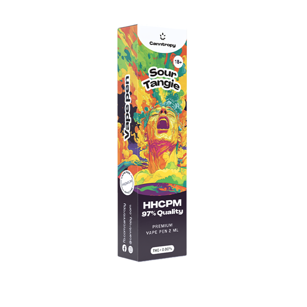 Canntropy HHCPM Vape Pen Sour Tangie, calitate HHCPM 97%, 2 ml