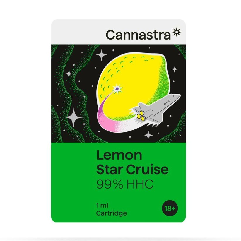 Cannastra ХХЦ Цартридге Лемон Стар Цруисе, 99% , 1 мл