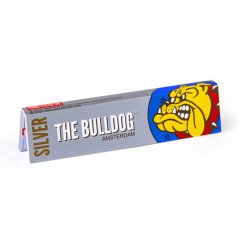 The Bulldog Mortalhas finas originais prateadas king size + pontas