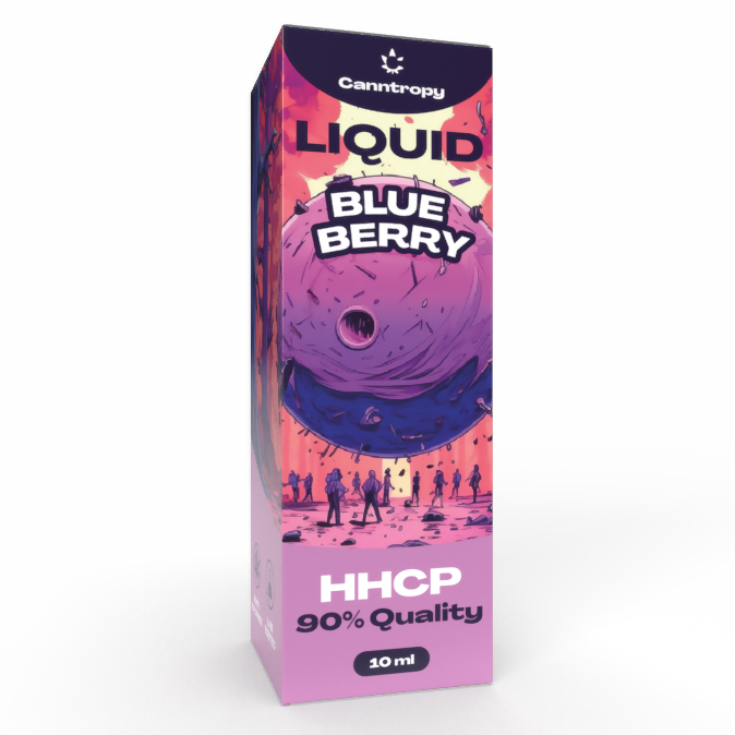 Canntropy HHCP Liquid Blueberry, HHCP 90% kvaliteta, 10 ml