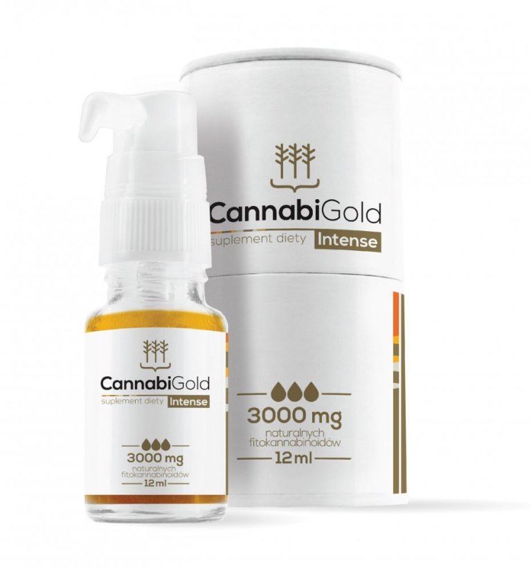 CannabiGold Óleo Intenso 30% CBD 30 g, 9000 mg