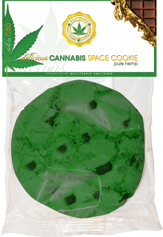 Cannabis Space Cookie tiszta kender – karton (24 doboz)