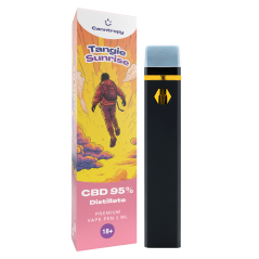 Canntropy Pluma vaporizadora desechable CBD Tangie Sunrise, CBD 95 %, 1 ml