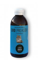 Lukas Green CBD pro kočky v lososovém oleji 250 ml, 250 mg