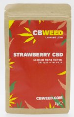 Cbweed Strawberry CBD Flower - 2 to 5 grams