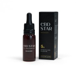 CBD Star Konopný CBG olej RECOVERY 5%, 10 ml, 500 mg