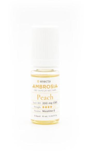Enecta Ambrosia CBD Liquid Peach 2%, 10ml, 200mg