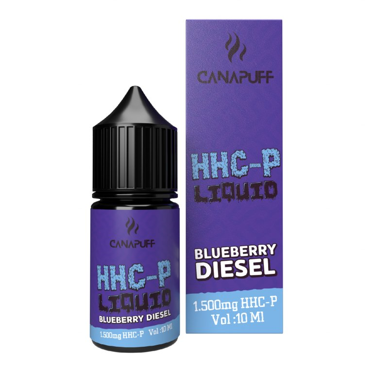 CanaPuff HHCP folyékony áfonyás dízel, 1500 mg, 10 ml