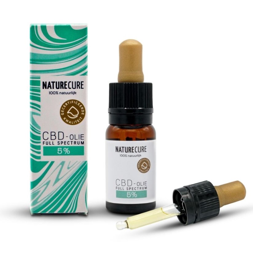 Nature Cure Spettro completo CBD olio, 5 %, 500 mg, 10 ml