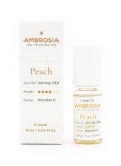 Enecta Ambrosia CBD lichid piersic 2%, 10 ml, 200 mg
