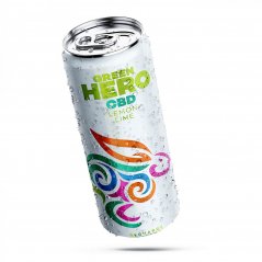 Green Hero Sparkling Lemonade THC Free, 10mg CBD, 250ml