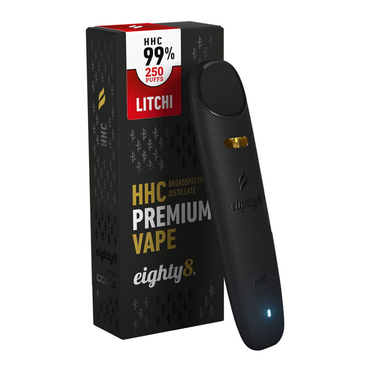 Eighty8 HHC Vape Litsi, 99 % HHC, 0,5 ml