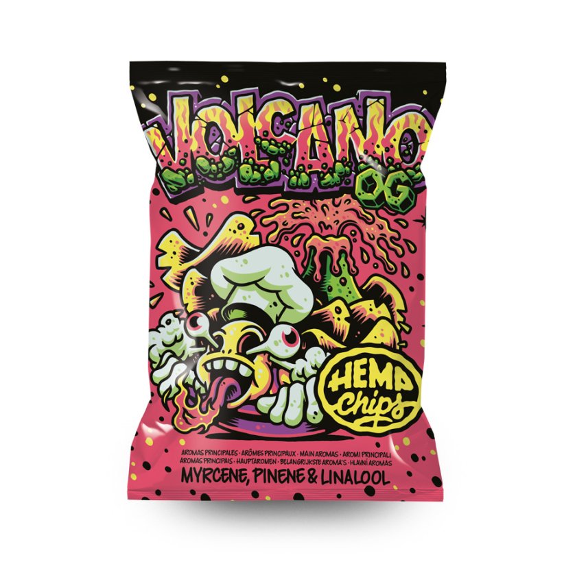 Hemp Chips Volcano OG Artisanal Cannabis Chips THC Free 35g