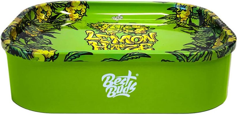 Best Buds Tanka kutija za rolanje sa spremnikom, Lemon Haze