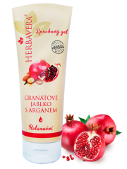 Herbavera Relaxing shower gel Pomegranate with argan 250ml