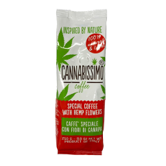 Cannabissimo - kahvia CBD:n kanssa hamppu kukat, 250 g