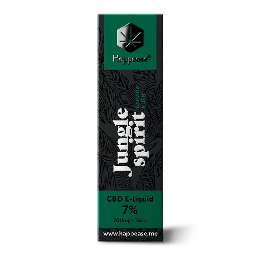 Happease CBD Liquid Jungle Spirit, 7 % CBD, 700 mg, 10 ml