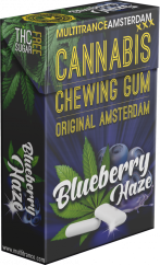 Cannabis Blueberry Haze žvakaća guma (bez šećera)